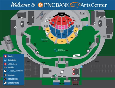 Visiting PNC Bank Arts Center: Parking, Amenities, Frequently Asked ...