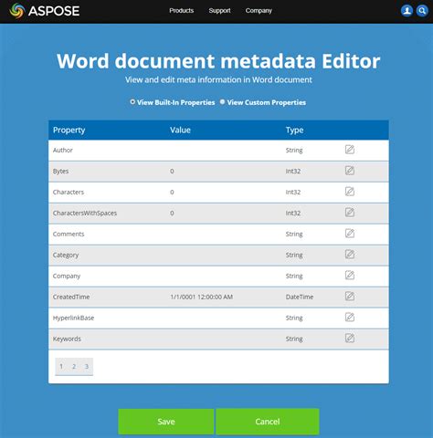 Document Metadata 的图像结果