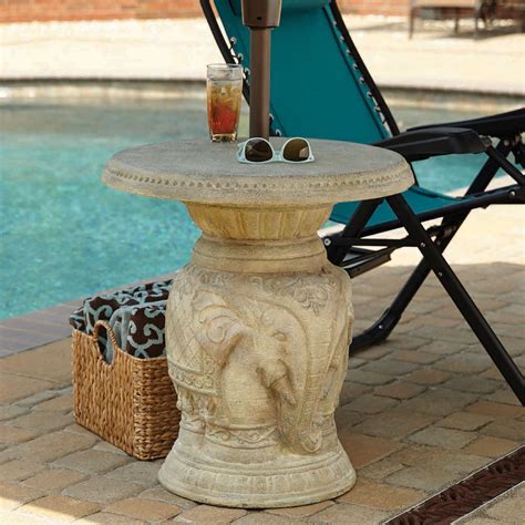 Outdoor Umbrella Stand Side Table - Grottepastenaecollepardo ...