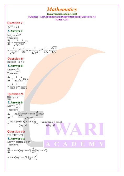 Rezultat imagine pentru Class 12th Maths Exercise 5.5