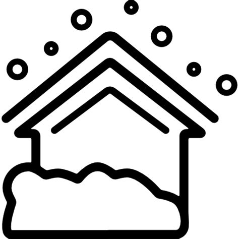 Snowy House - Free buildings icons