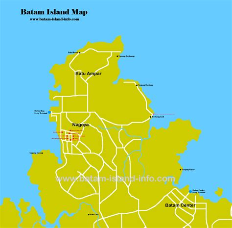 Batam Map - Indonesia