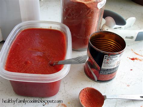Healthy Family Cookin': Making your own Tomato Sauce (from dried Tomato Powder)