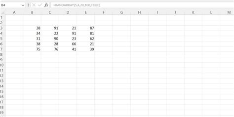 Image result for How to Use Randarray Function in Excel