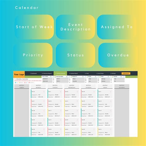 Image result for Event Overview Template Excel