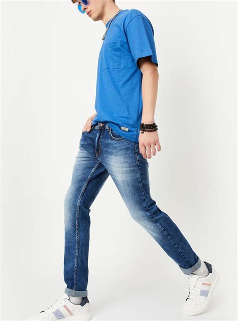 Buy Men Skinny Fit Washed Jeans Online at just Rs. 1499.0 ...
