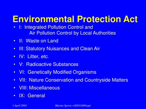 PPT - ISO 14000 Environmental protection Polluter pays PowerPoint ...