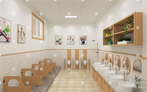幼儿园卫生间|空间|室内设计|一个五五五 - 原创作品 - 站酷 (ZCOOL)