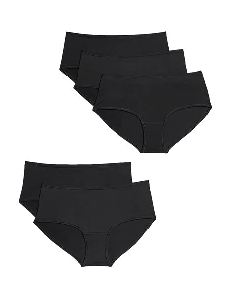 Buy 5pk No VPL Microfibre Low Rise Shorts at Marks & Spencer