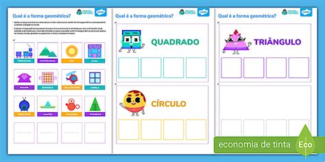 Atividade do Livro Cidade das Formas