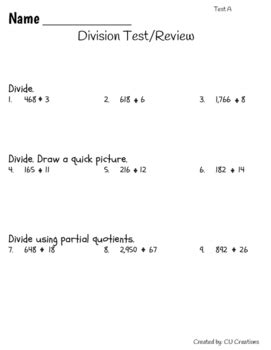Image result for Long Division Test