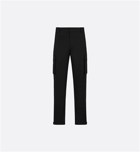 Cargo Pants Black Stretch Cotton Gabardine | DIOR