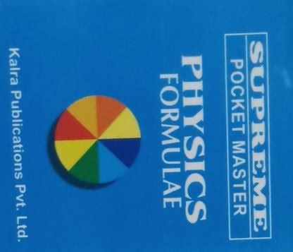 SUPREME POCKET MASTER PHYSICS FORMULA: Buy SUPREME POCKET MASTER ...