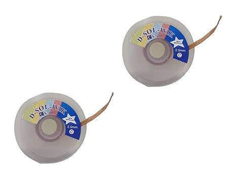 Ekon Desoldering Wire Desolder Wick 2.5mm Braided for Solder Remover ...