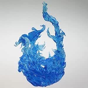 DIY Burning Flame Effect Action Figure Display Stand for Gundam Blue ...