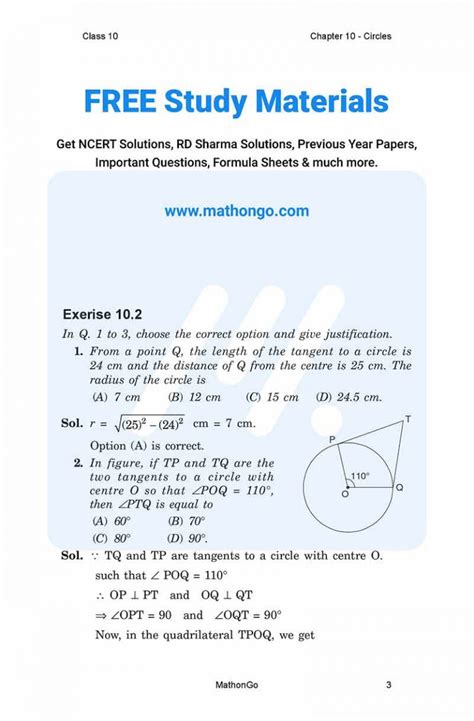 Image result for 10th Class Math Chapter 10
