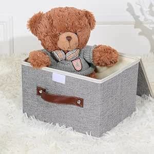 Kuber Industries Large Storage Box With Lid|Foldable Toys Storage Bin ...