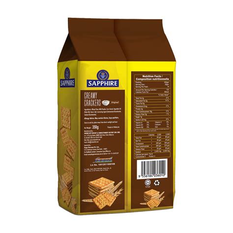 Creamy Crackers 350 g – Sapphire Confectionery