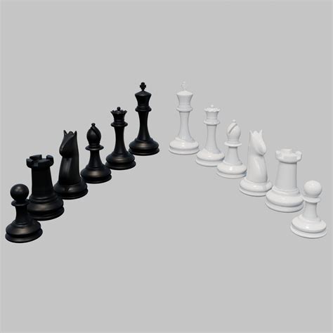 All Chess Pieces 3D - TurboSquid 2201382