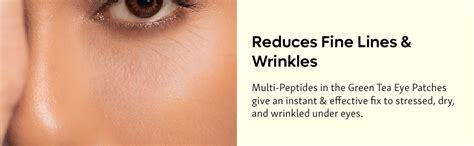 mCaffeine Green Tea Hydrogel Under Eye Patches for Dark Circle, Fine ...