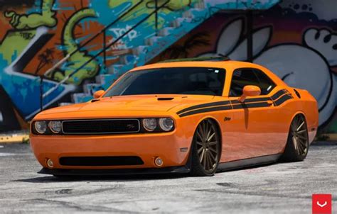 Wallpaper Dodge, Challenger, Vossen, Wheels, Bronze, VFS2, 2015 - 1067 ...