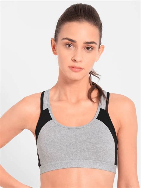 Jockey Grey Power Back Padded Active Bra #1380 – Route2Fashion
