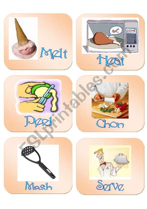 ESL Cooking Verbs Examples 的图像结果