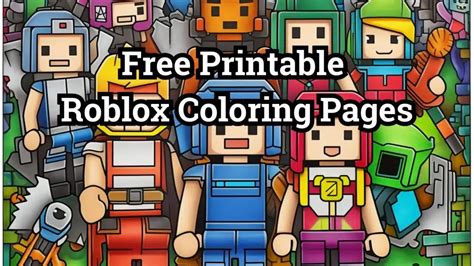 Image result for Roblox Coloring Pages Printable