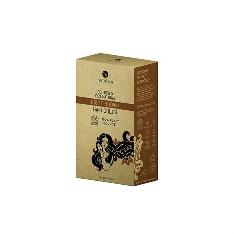 Buy Herbal Me Light Brown Certified Natural Hair Colour — Vanity Wagon