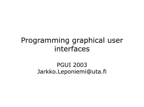 Image result for Programming User Interfaces