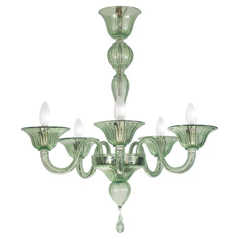 Simplicissimus Chandelier, 6 Arms Wisteria Murano Glass by Multiforme For Sale at 1stDibs ...