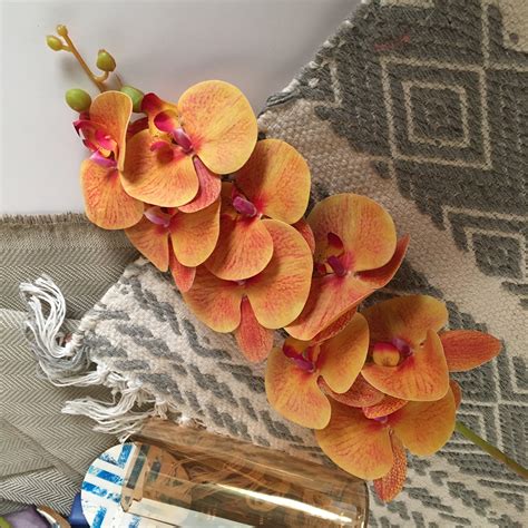 Artificial Orchids Flower Stem For Home Decoration/Prop 1 Stick ...