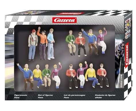 Carrera Race Spectators - Set of 15 Detailed Fans - 1:32 Scale Figures ...