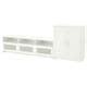 BRIMNES TV storage combination, white, 258x41x95 cm (1015/8x161/8x373/8 ...