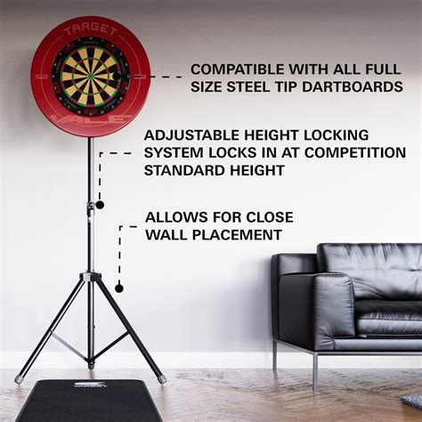 Dartboard Stand | Portable and Adjustable | Target Darts