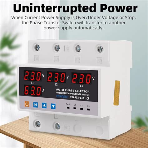 TAXNELE 3 Three Phase Voltage Over Under Voltage Protector India | Ubuy