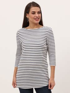 PIPER INTERNAATIONAL Casual Striped Women Multicolor Top - Buy PIPER ...