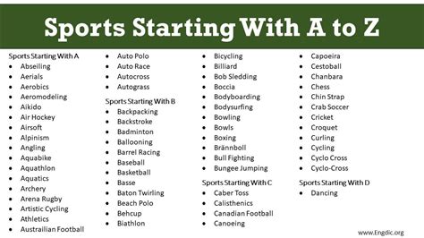 Image result for Sports Name