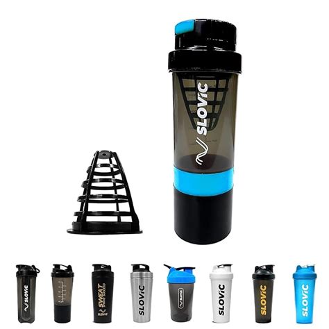 SLOVIC Leak-Proof Gym Shaker | Protein Shaker with Tornado Blender ...