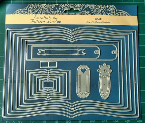 Tattered Lace Memory Book Tutorial 的图像结果