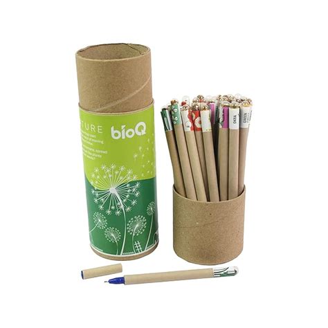 bioQ Box of 30 Plantable Seed Pens | Eco Friendly Box for Offices ...