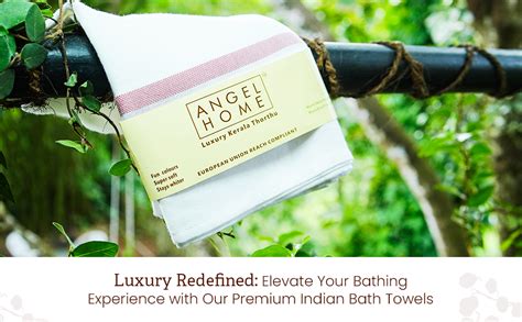 Angel Home Luxury Cotton Kerala Thorthu | Bath Towel(Large, White)| Set ...