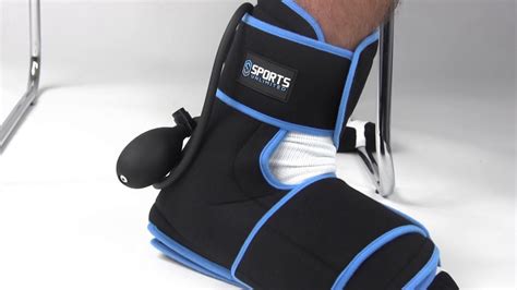 Sports Unlimited Cold Compression Ankle Wrap - YouTube