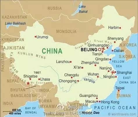 中国地图 – 窝