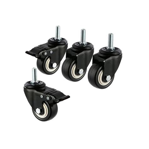 Nisma Engineering Heavy Duty Caster Wheel for Furniture Set of 4 (2 ...