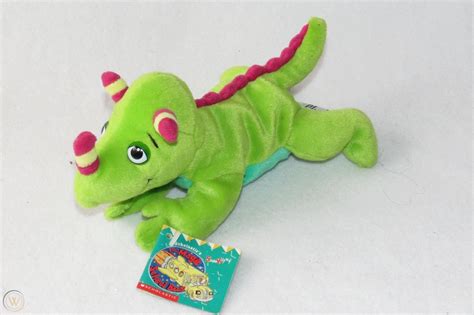 The Magic School Bus Liz Lizard Mascot Bean Bag Plush Stuffed 1997 Toy ...