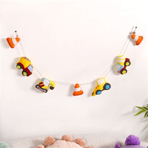 Construction Site Bunting For Kids Room Decor Online - Premium Wall ...