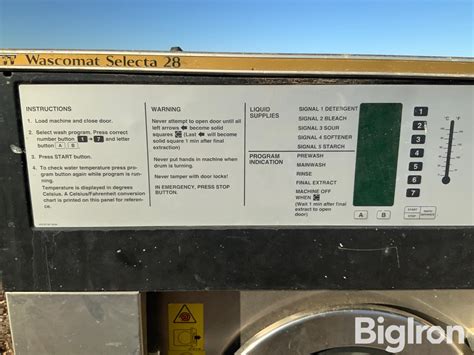 Wascomat Selecta 28 Commercial Washing Machine | Other | BigIron