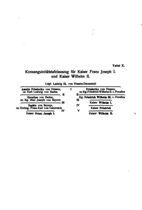 Handbuch der praktischen Genealogie/Tafel X – GenWiki