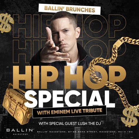 Hip Hop Special With UKs Best Eminem Tribute Bottomless Brunch, BALLIN ...